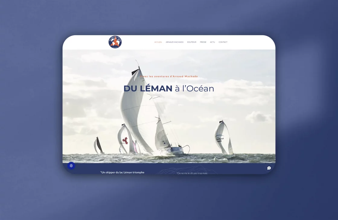 Arnaud Machado navigateur – DU LÉMAN à l’Océan